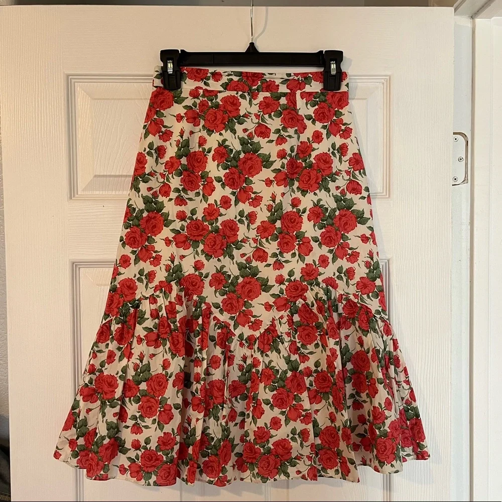Antonio Melani liberty of London rose print skirt - Picture 2 of 3